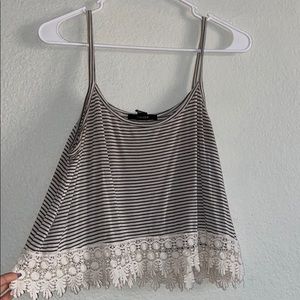 loose striped tank top